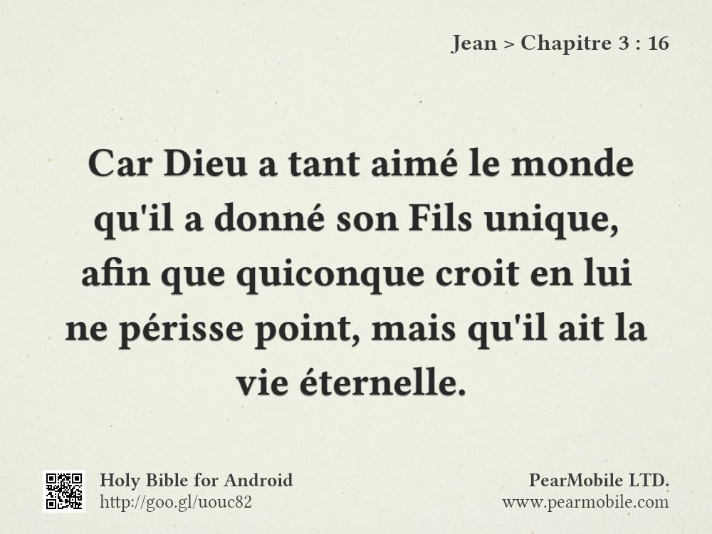 Jean, Chapitre 3:16